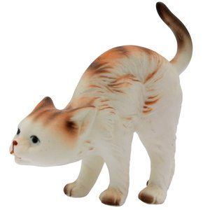 Scaredy Cat Figurine Vintage Enesco 1984 Striped Tabby Collectible